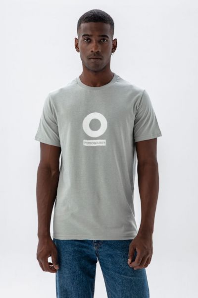 Grey Soft Fabric Personology Design Short Sleeve Tee