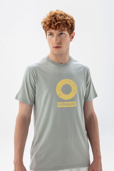 Grey Soft Fabric Basic Design Short Sleeve Tee