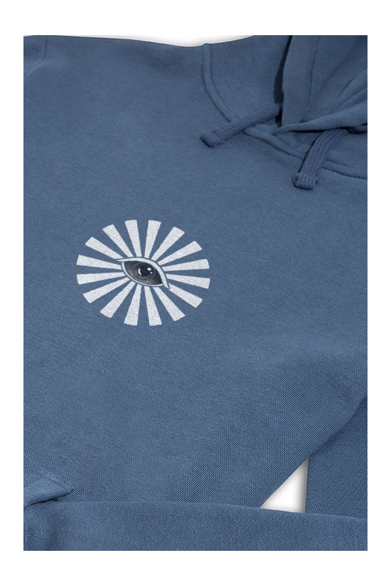 Navy Premium Cotton Eye Design Pullover Hoodie