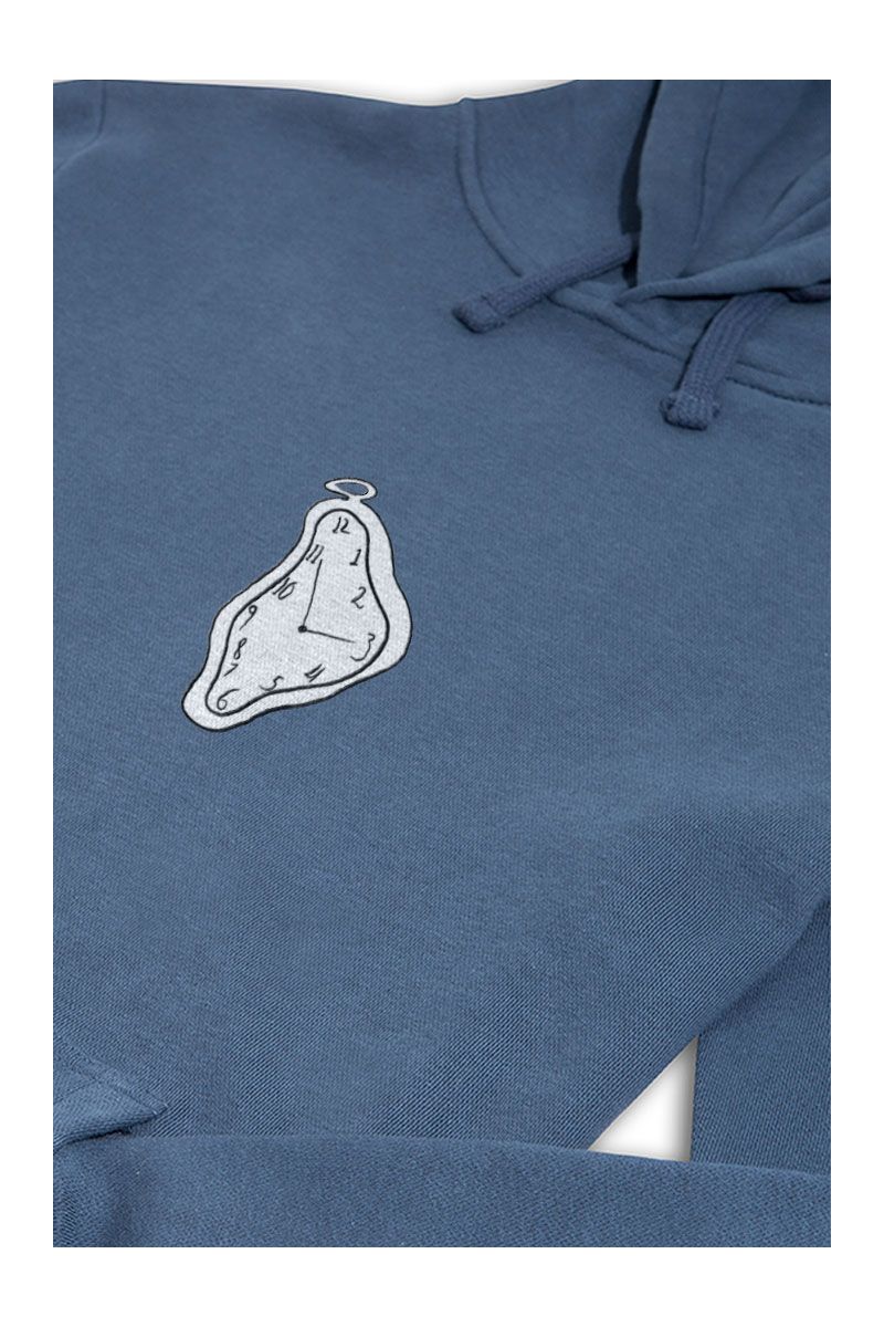 Navy Premium Cotton Crying Watch Design Pullover Hoodie