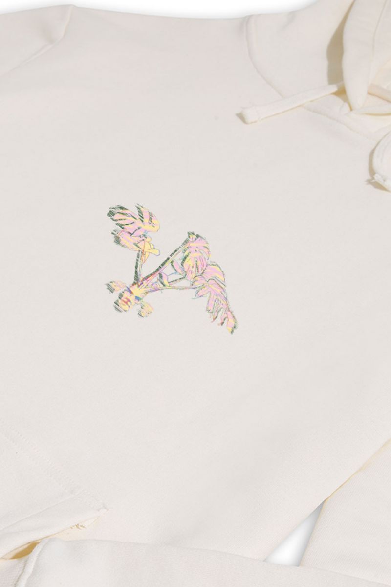Ecru Premium Cotton Human Seed Design Pullover Hoodie