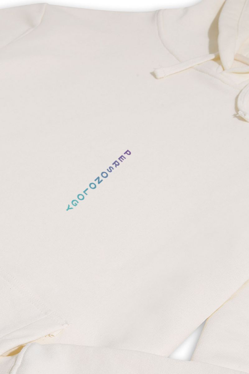 Ecru Premium Cotton Seastar Design Pullover Hoodie