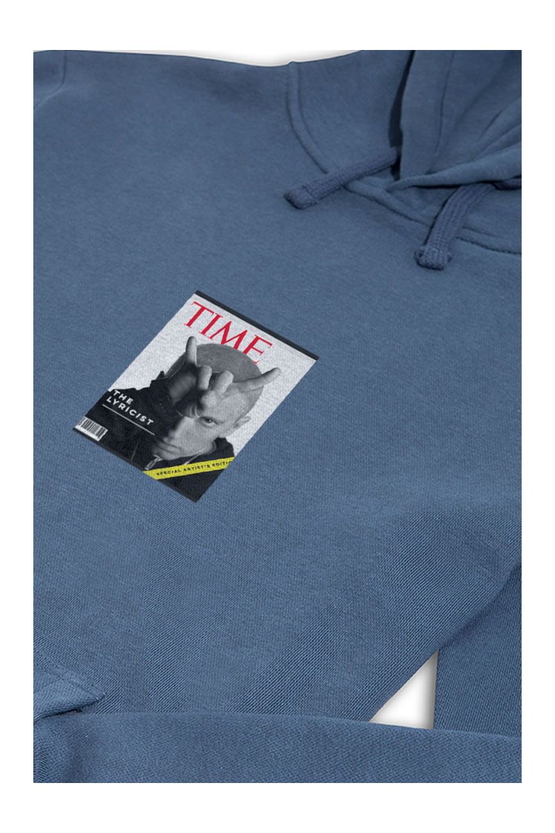 Navy Premium Cotton The Lyricist Design Pullover Hoodie