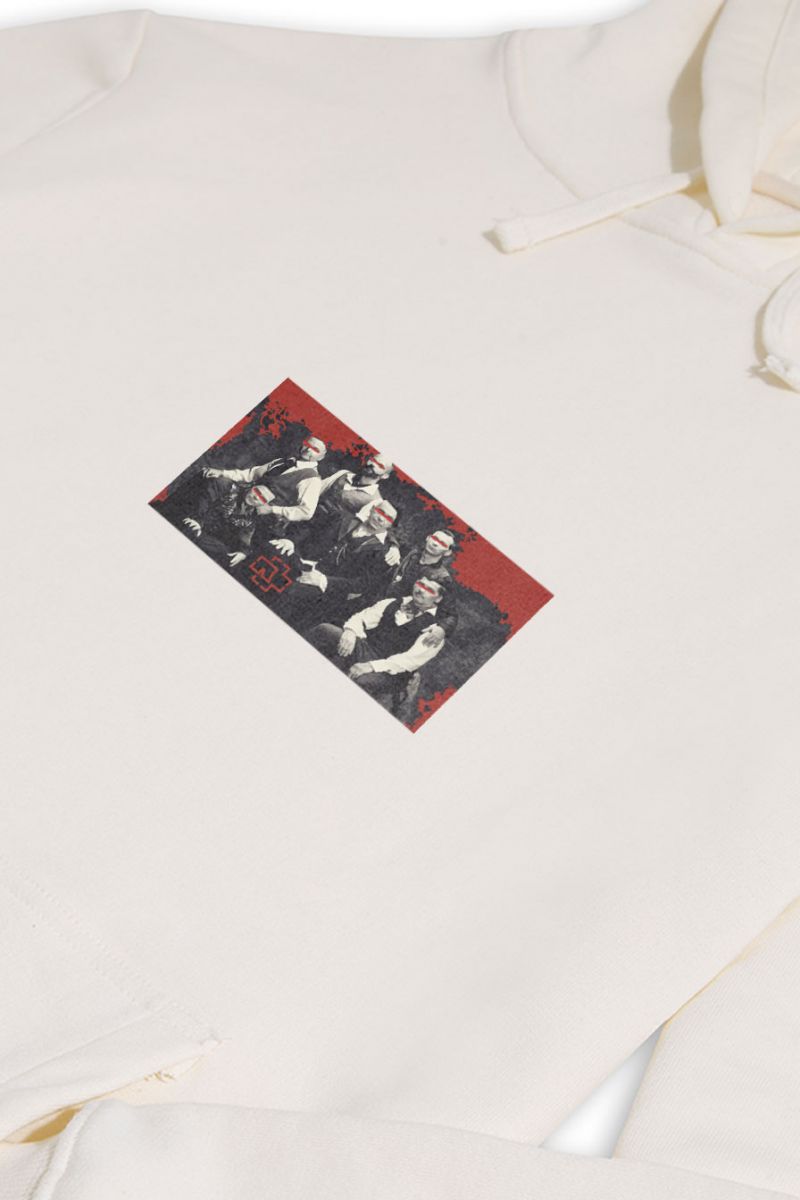 Ecru Premium Cotton Zensieren Design Pullover Hoodie