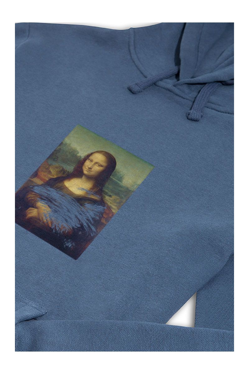 Navy Premium Cotton Dirty Lisa Design Pullover Hoodie