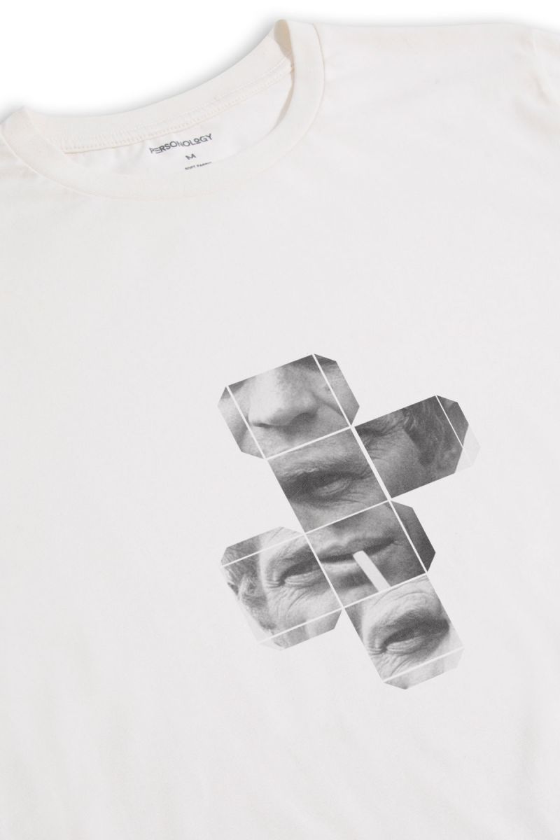 Off White Soft Fabric Steve Tee Design Short Sleeve Tee