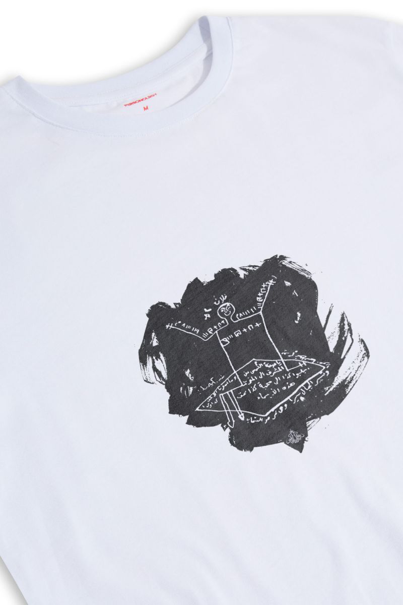 White Soft Fabric Theology Design Short Sleeve Tee