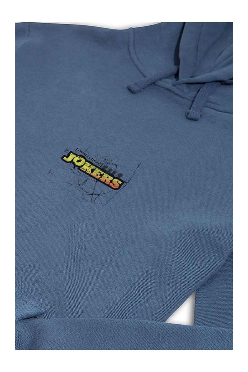 Navy Premium Cotton Impractical Jokers Design Pullover Hoodie