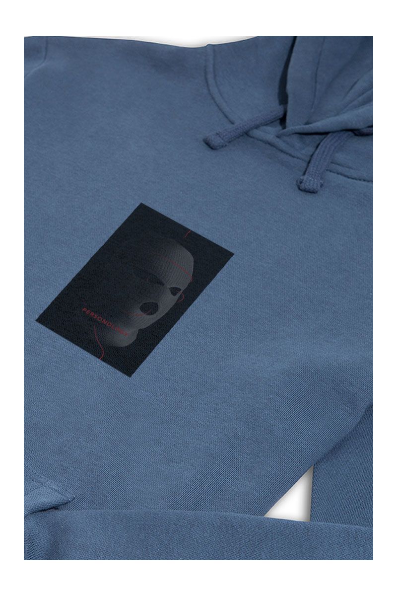 Navy Premium Cotton Personologist is a Thug Design Pullover Hoodie