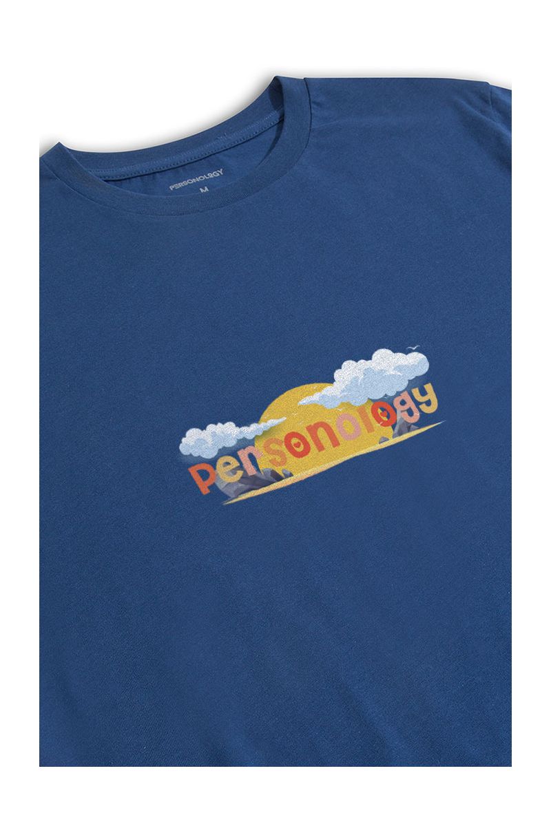 Navy Soft Fabric Summer Design Short Sleeve Tee