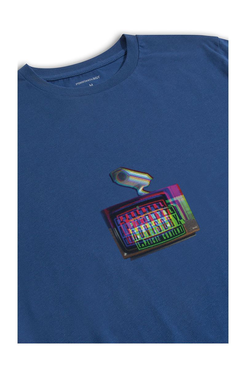 Navy Soft Fabric 18+ Design Short Sleeve Tee