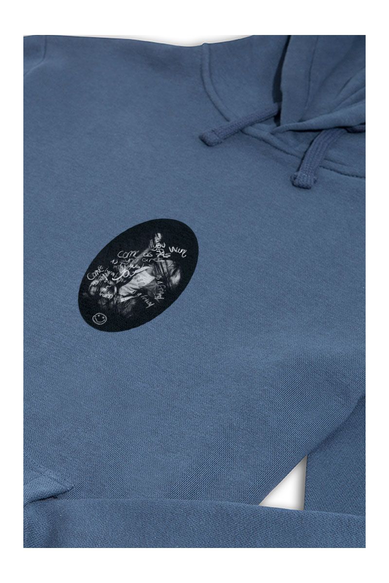 Navy Premium Cotton Suicide Design Pullover Hoodie
