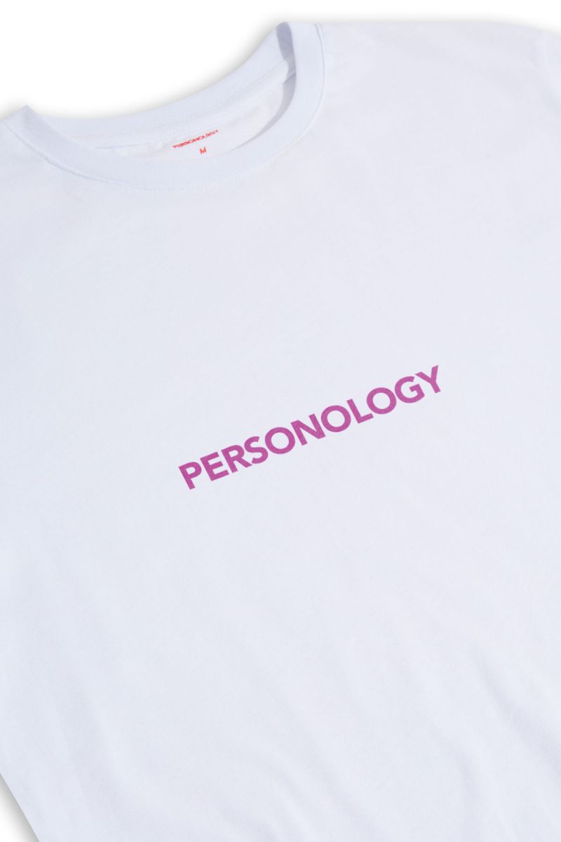 White Soft Fabric Lost Design Short Sleeve Tee