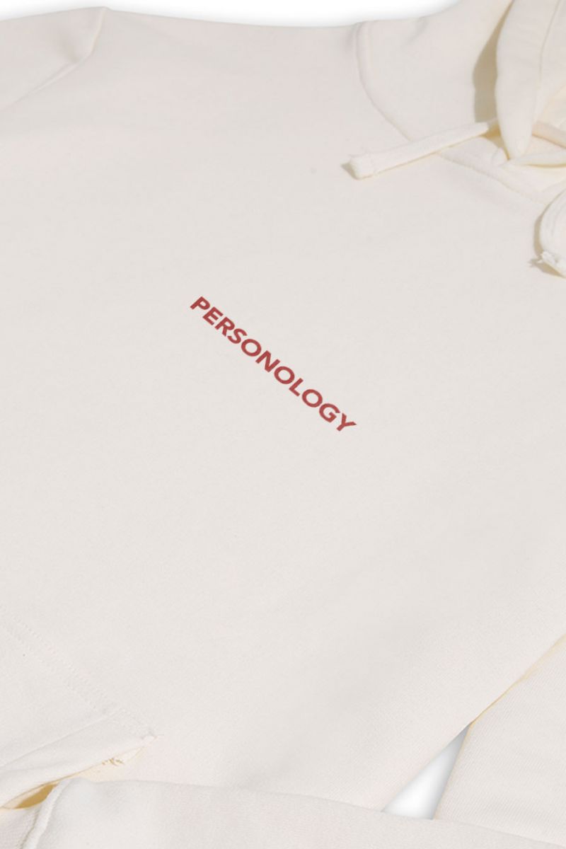 Ecru Premium Cotton Silenced Design Pullover Hoodie