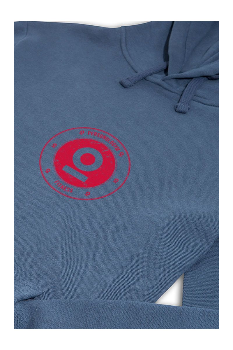 Navy Premium Cotton Personologym Design Pullover Hoodie