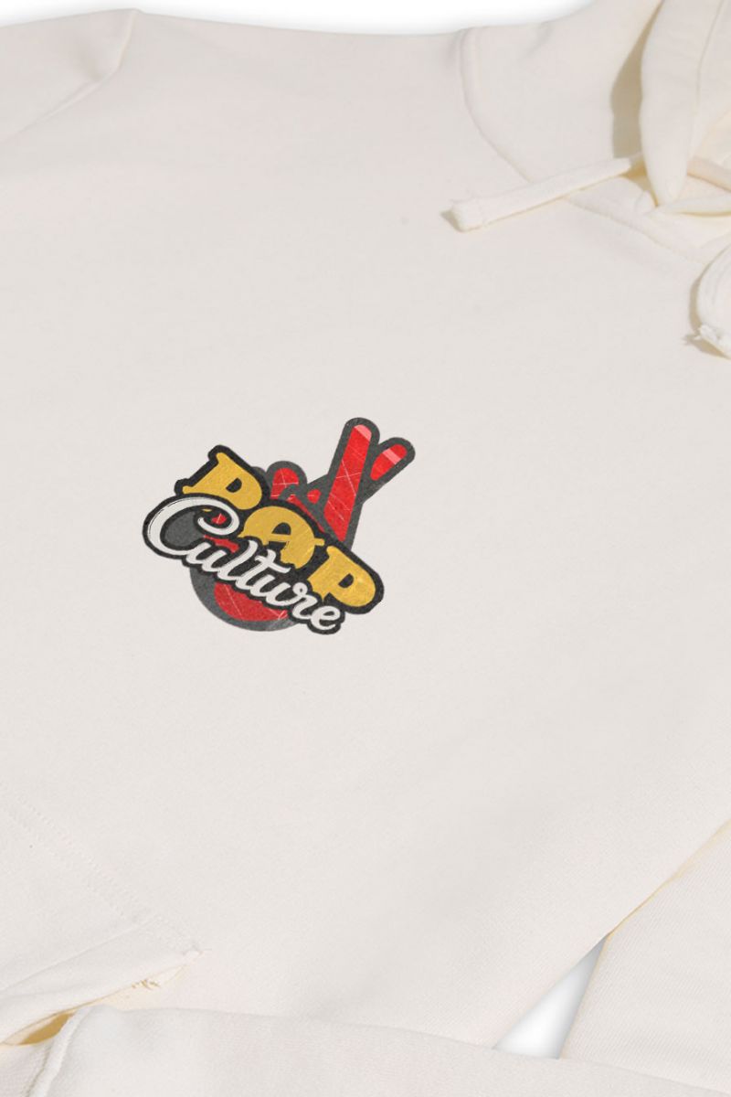 Ecru Premium Cotton Pop Culture Design Pullover Hoodie