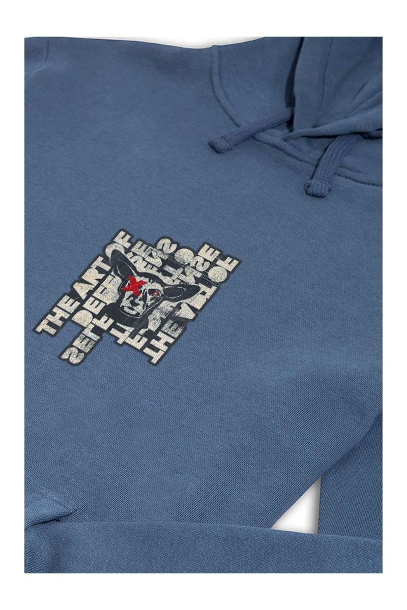 Navy Premium Cotton Fat Design Pullover Hoodie