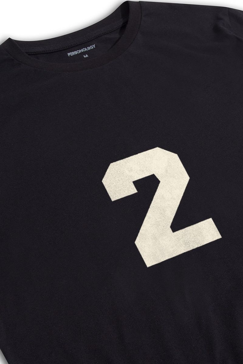 Black Soft Fabric Steve Tee 2 Design Short Sleeve Tee