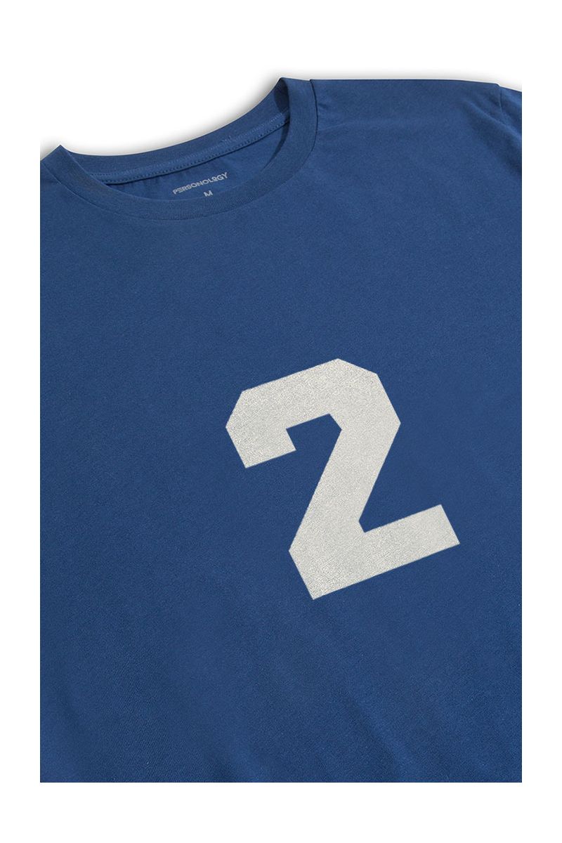 Navy Soft Fabric Steve Tee 2 Design Short Sleeve Tee