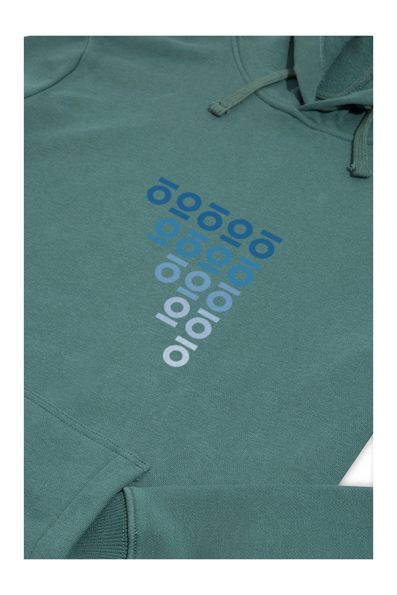 Green Premium Cotton Personology Design Pullover Hoodie