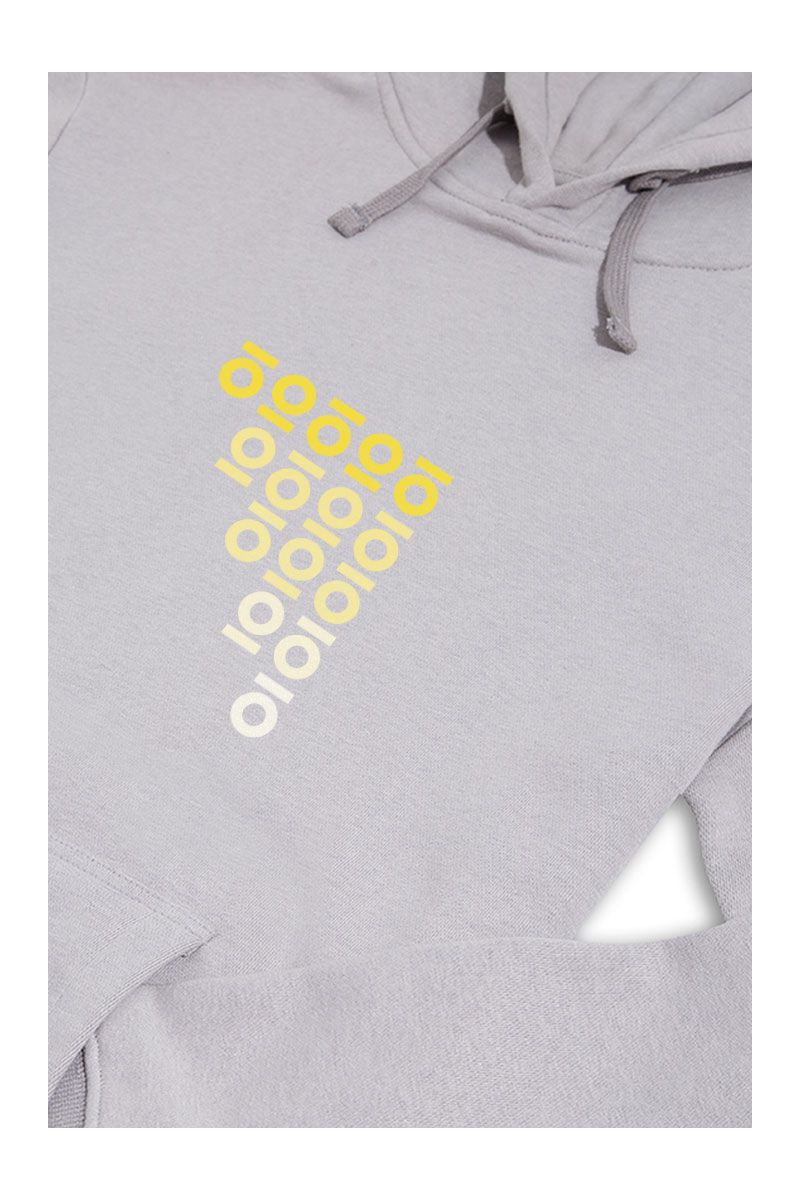 Grey Premium Cotton Personology Design Pullover Hoodie