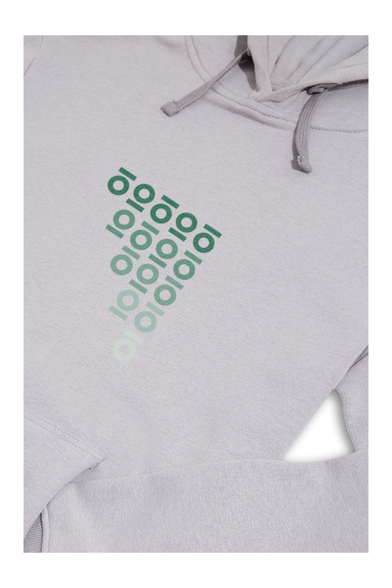 Grey Premium Cotton Personology Design Pullover Hoodie