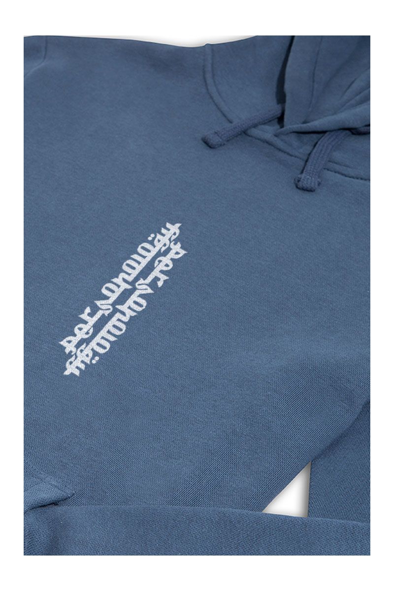 Navy Premium Cotton Back Personology Design Pullover Hoodie