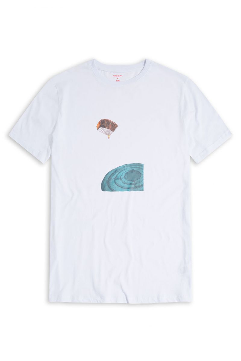 White Soft Fabric Target Design Short Sleeve Tee