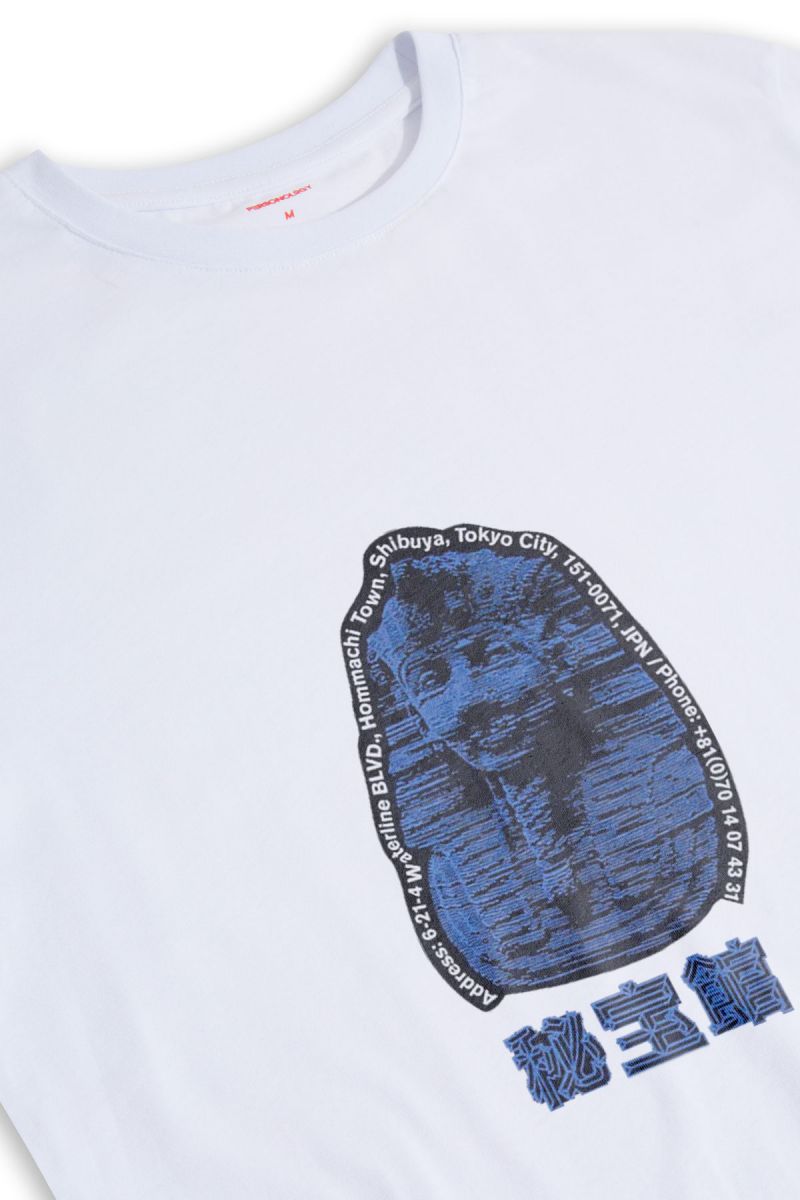 White Soft Fabric Shibuya Design Short Sleeve Tee