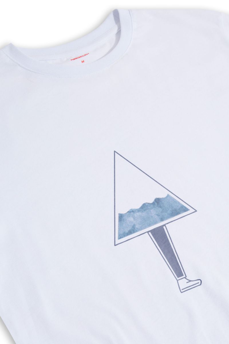 White Soft Fabric Human Design Short Sleeve Tee