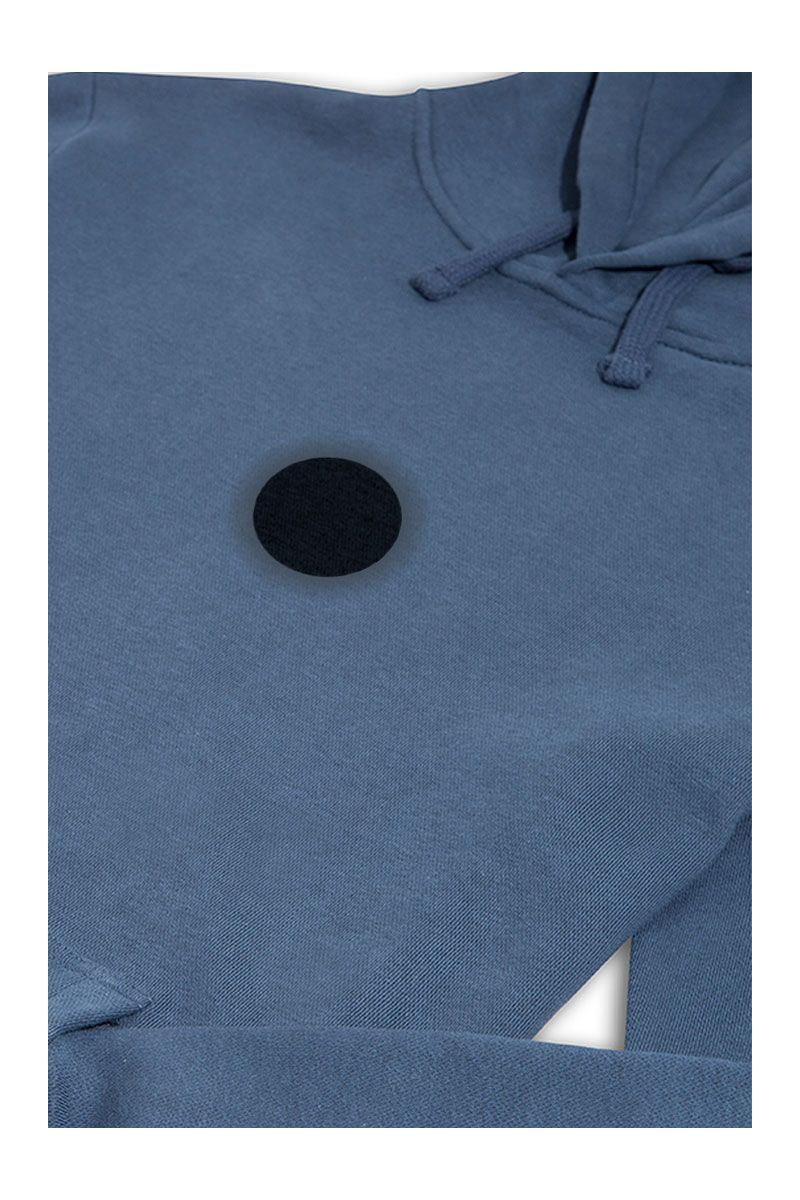 Navy Premium Cotton Eclipse Design Pullover Hoodie