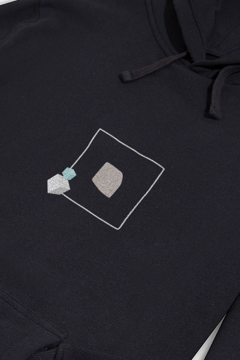 Black Premium Cotton Varg Design Pullover Hoodie