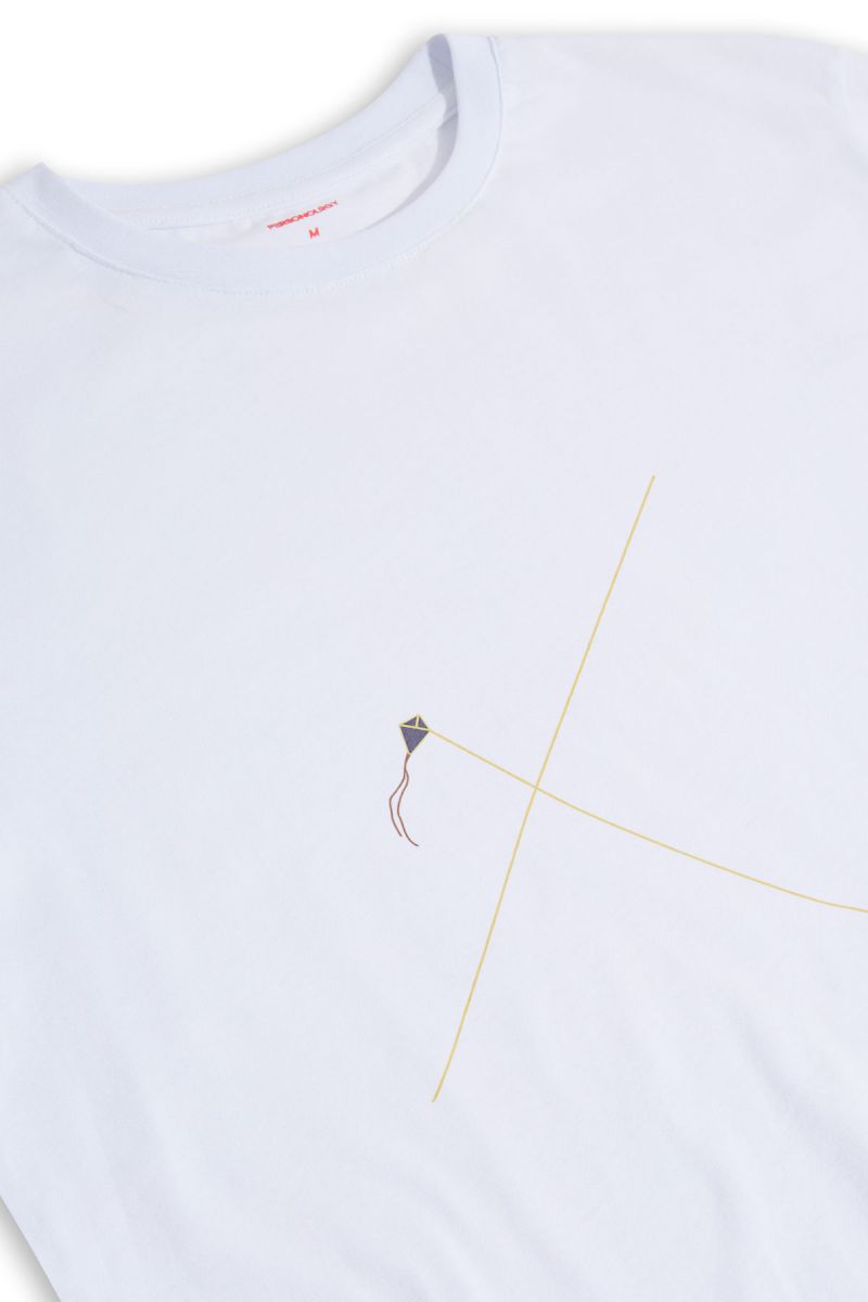 White Soft Fabric Kiux Design Short Sleeve Tee