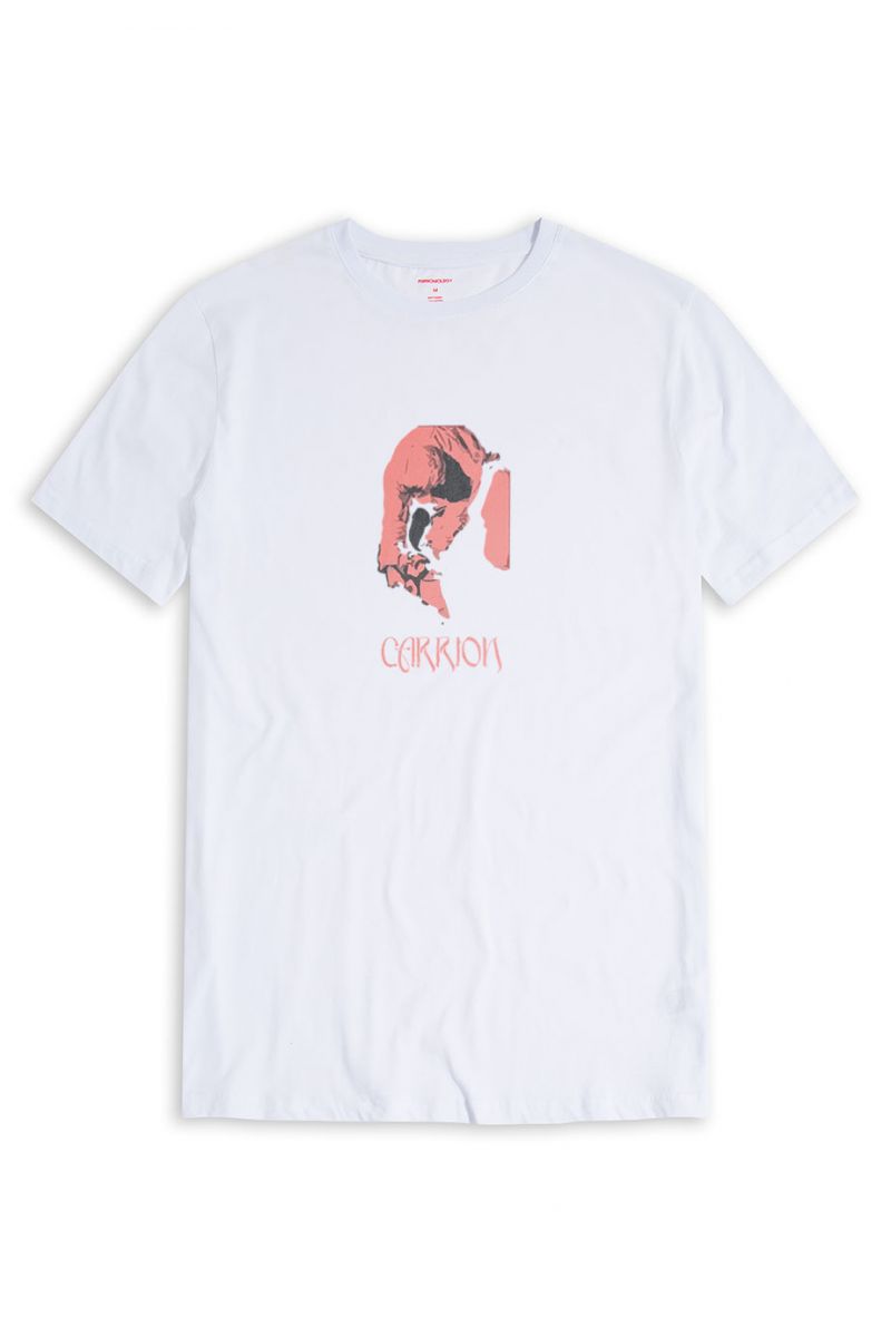 White Soft Fabric Sacrifice Design Short Sleeve Tee