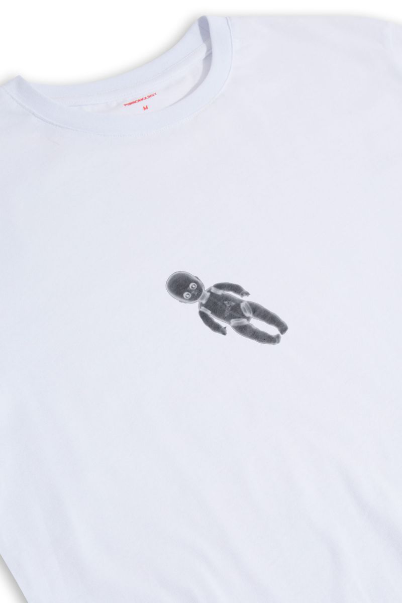 White Soft Fabric Baby Design Short Sleeve Tee