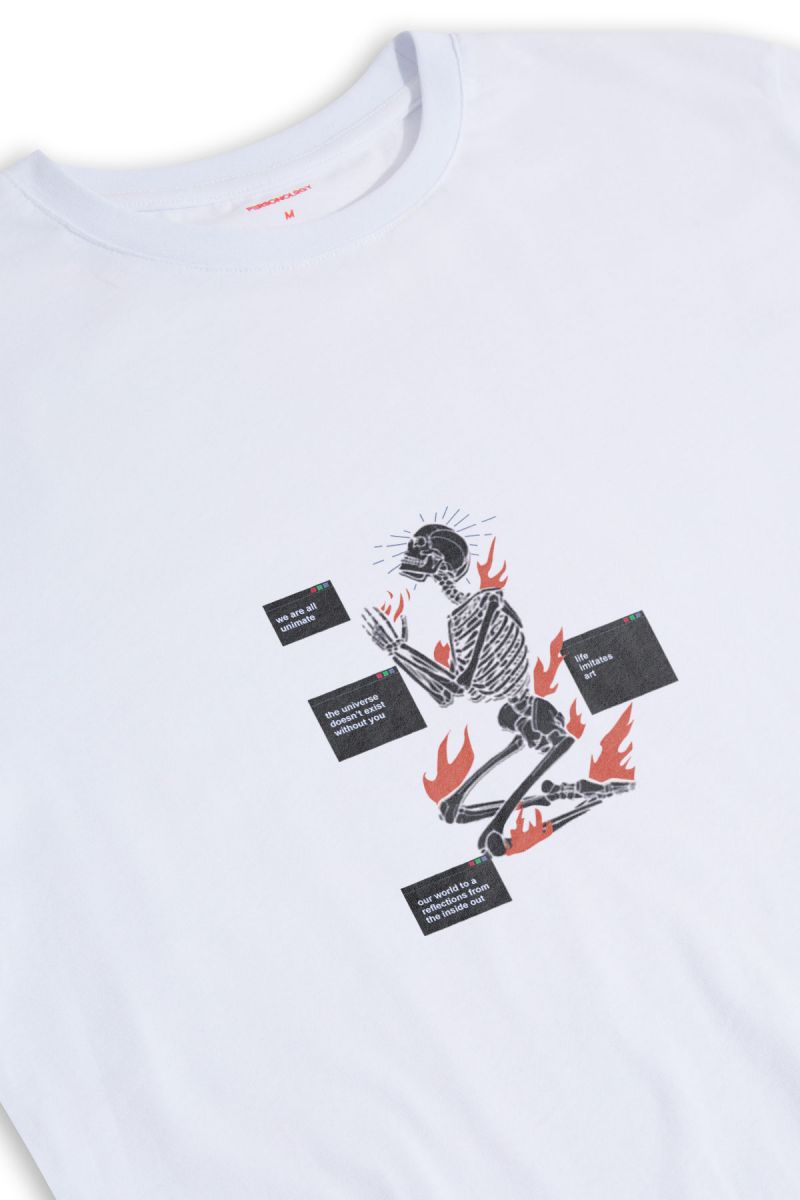 White Soft Fabric Awaits Design Short Sleeve Tee