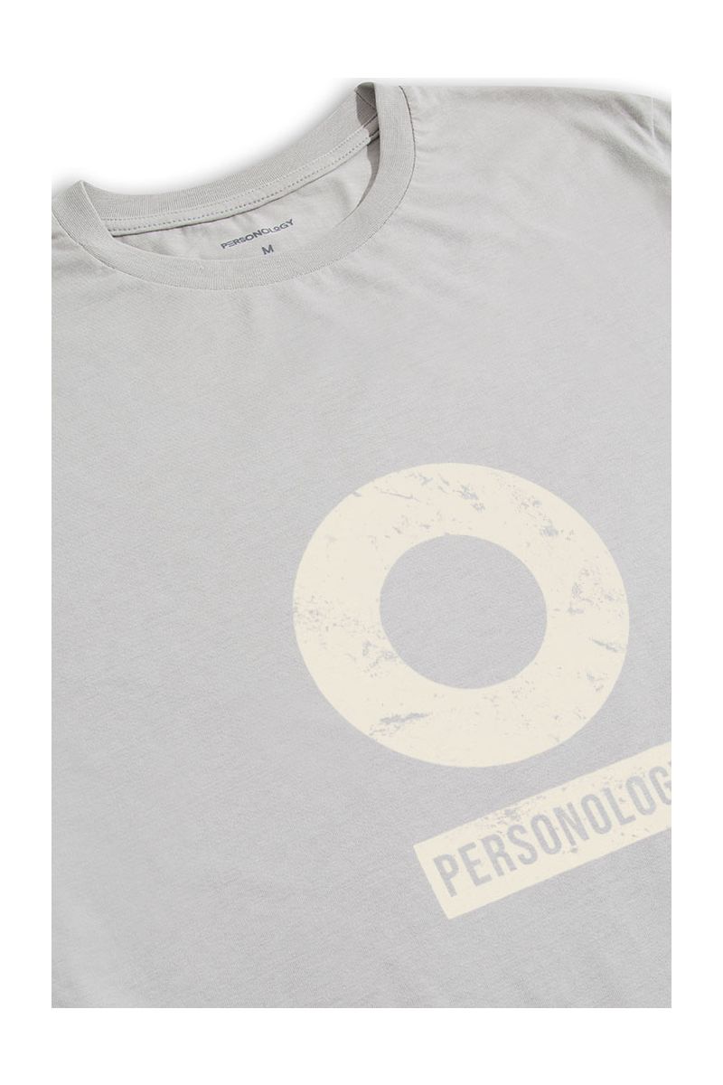 Grey Soft Fabric Basic Design Short Sleeve Tee