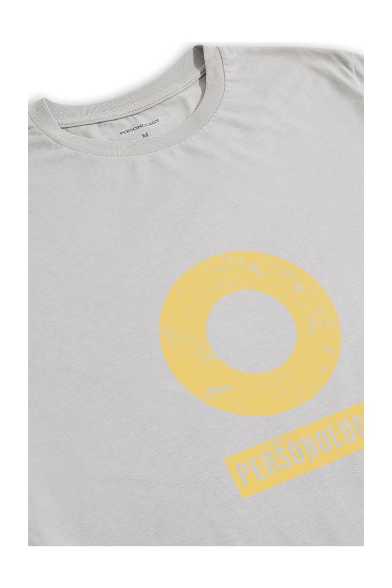 Grey Soft Fabric Basic Design Short Sleeve Tee
