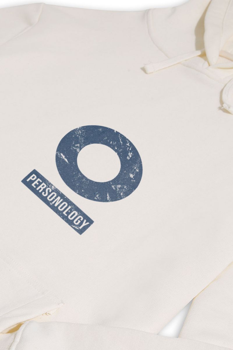 Ecru Premium Cotton Basic Design Pullover Hoodie