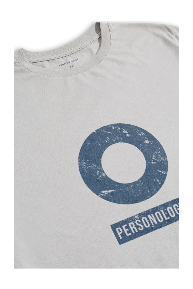 Grey Soft Fabric Basic Design Short Sleeve Tee