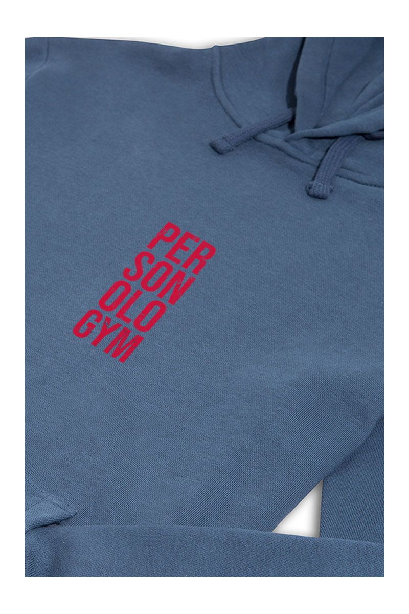 Navy Premium Cotton Personologym Design Pullover Hoodie