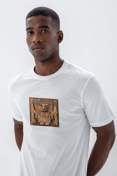 White Soft Fabric Theology Design Short Sleeve Tee