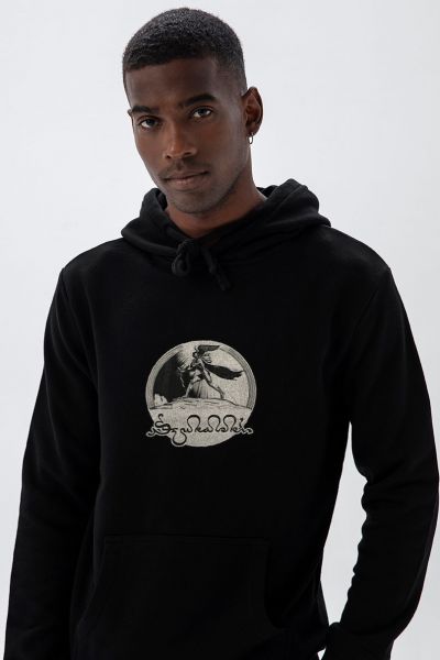 Black Premium Cotton Theology Design Pullover Hoodie