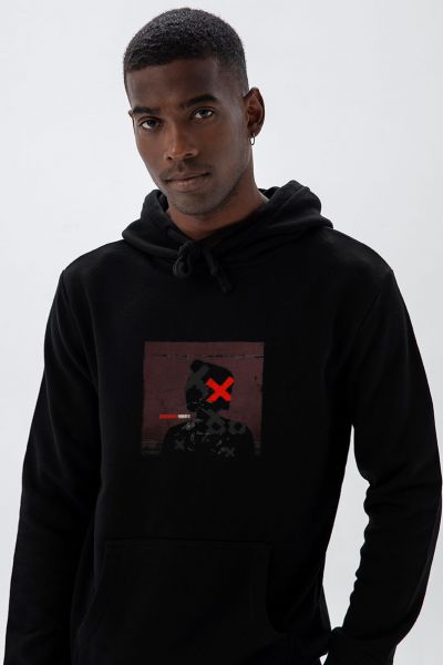 Black Premium Cotton Criminal Minds Design Pullover Hoodie