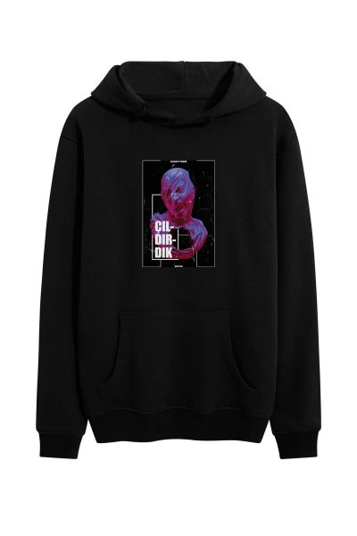 Black Premium Cotton We got Crazy in Pandemy Design Pullover Hoodie