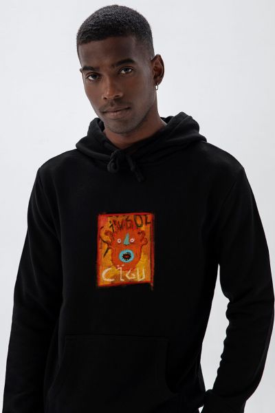 Black Premium Cotton Cigu Design Pullover Hoodie