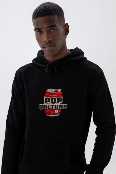 Black Premium Cotton Pop Culture Design Pullover Hoodie