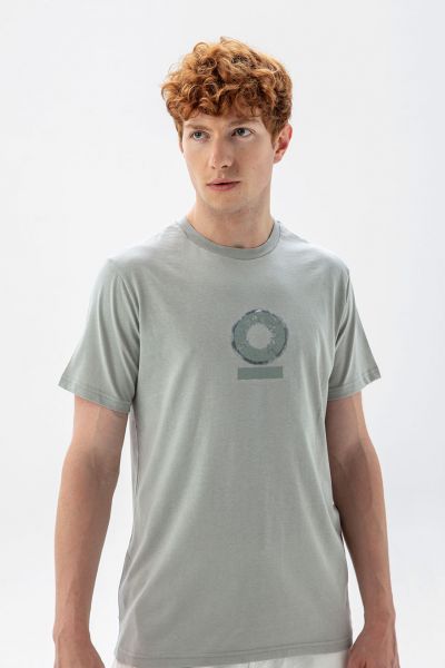 Grey Soft Fabric Personology Design Short Sleeve Tee