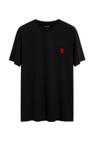 Black Soft Fabric Personology Design Short Sleeve Tee