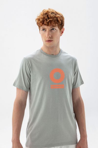 Grey Soft Fabric Personology Design Short Sleeve Tee